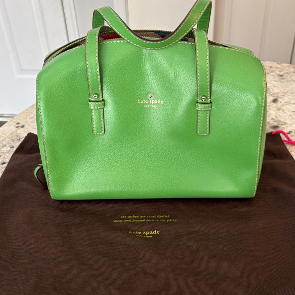 Kate Spade Vibrant Green Satchel